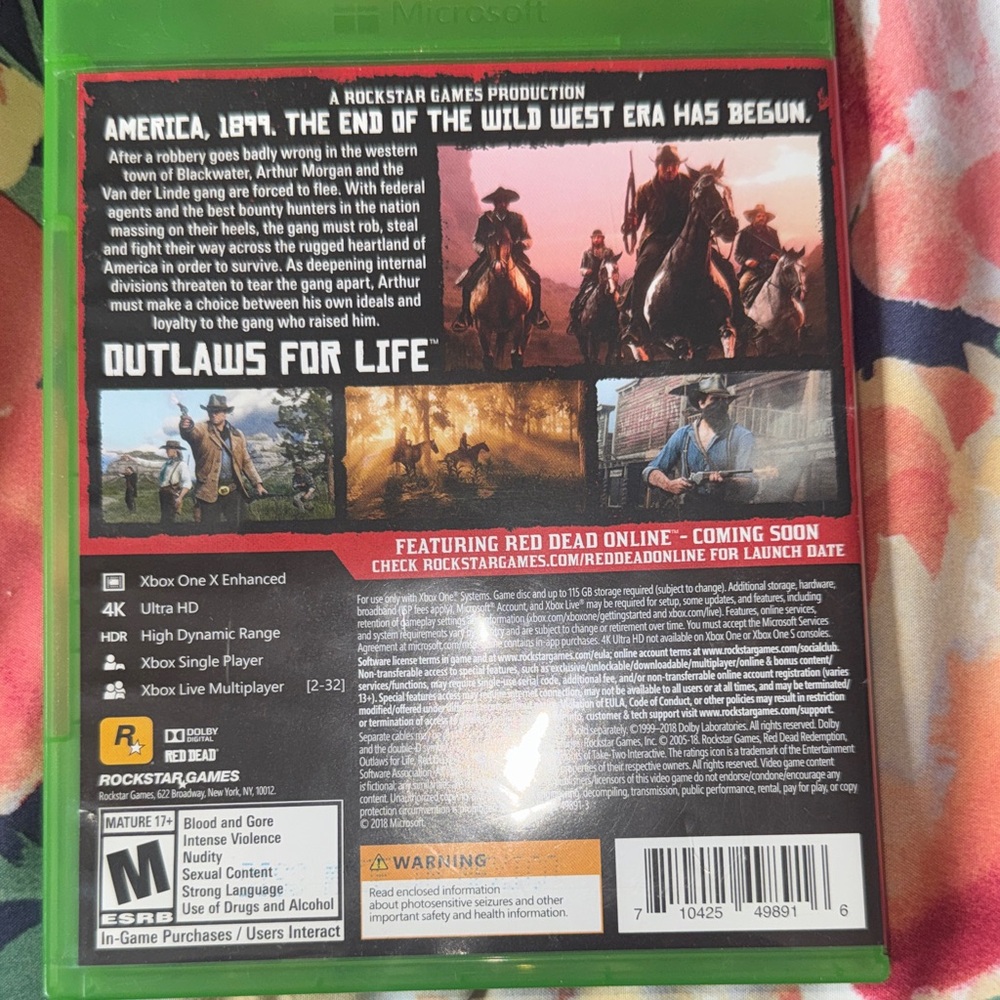 Red Dead Redemption II (Red) for Xbox One by Rockstar Games - Picture 2 of 5